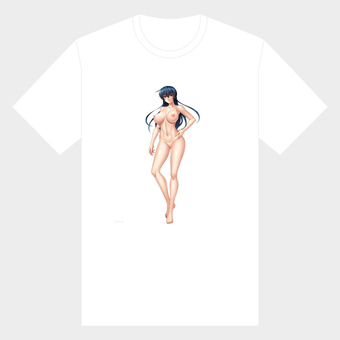 ラフな裸婦Tシャツ（井河アサギ）