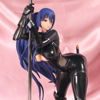 【色替え版】対魔忍ユキカゼ2 秋山凜子 ポールダンスVer．1/7スケール 塗装済み完成品フィギュア