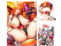 Lilithグッズセット 2021 SPRING（対魔忍RPGXキャラクタービジュアルブックvol.4、現役対魔忍スケベなショーガールデビュードラマCD、神村舞華B2タペストリー、アサギの裸体にメモ付箋）