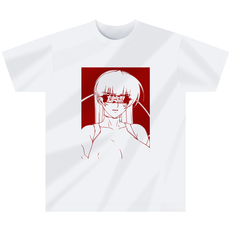 対魔忍井河アサギ目隠しロゴTシャツ
