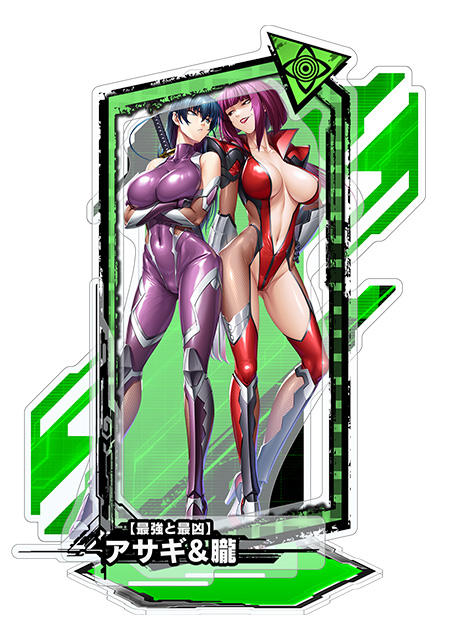https://stg.lilith-soft.com対魔忍RPGピックアップアクリルスタンド ver.【最強と最凶】アサギ＆朧