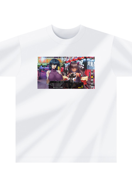 https://stg.lilith-soft.com対魔忍RPG アサギとゆきかぜと対魔忍音頭Tシャツ