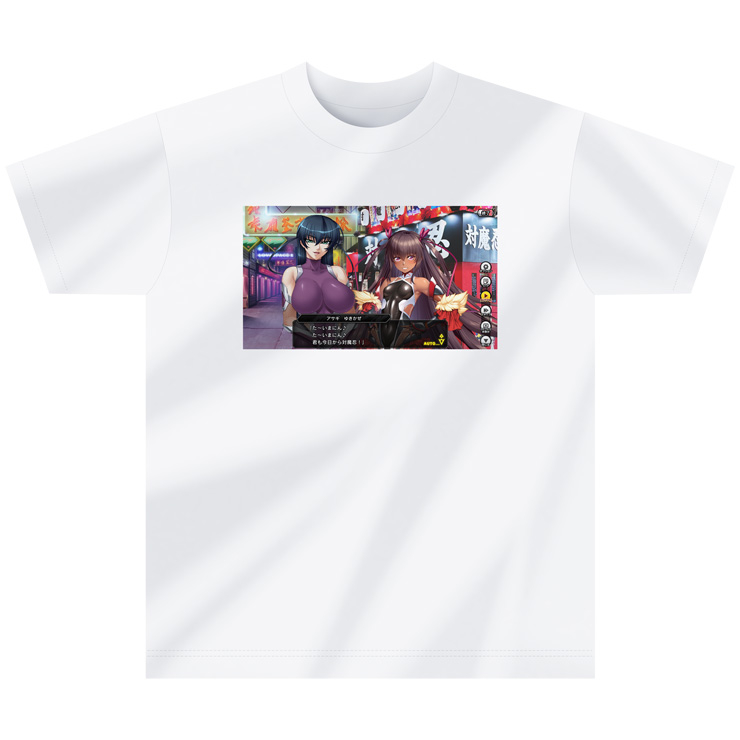 対魔忍RPG アサギとゆきかぜと対魔忍音頭Tシャツ