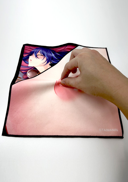 【対魔忍RPGX】んっ！乳首摘む秋山凜子ハンドタオル