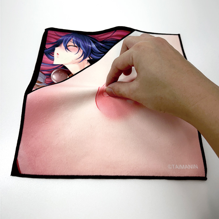 【対魔忍RPGX】んっ！乳首摘む秋山凜子ハンドタオル