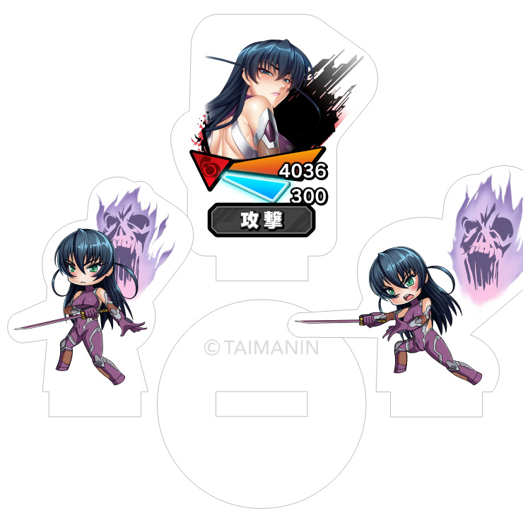 対魔忍RPG バトル画面セットキャラクターセット ver.【最強の対魔忍】井河アサギ