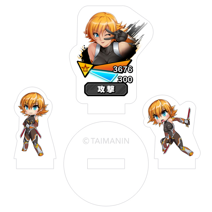 対魔忍RPG バトル画面セットキャラクターセット ver.井河さくら