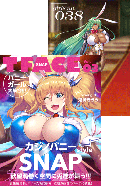 https://stg.lilith-soft.com対魔忍RPGX 3D カードホルダー T FACE Vol.03 ～バニースナップ～（封入特典 3Dカード No.38）