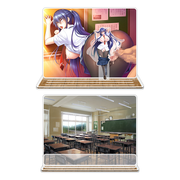 対魔忍RPGX ピックアップアクリルジオラマ ver.【制服の斬鬼】秋山凜子