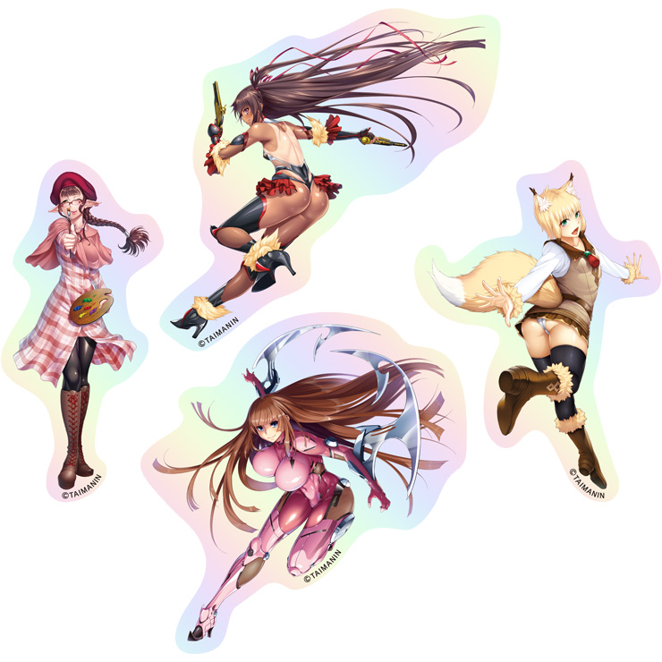 対魔忍RPG プレミアムガチャユニットステッカー vol.01(4種セット)