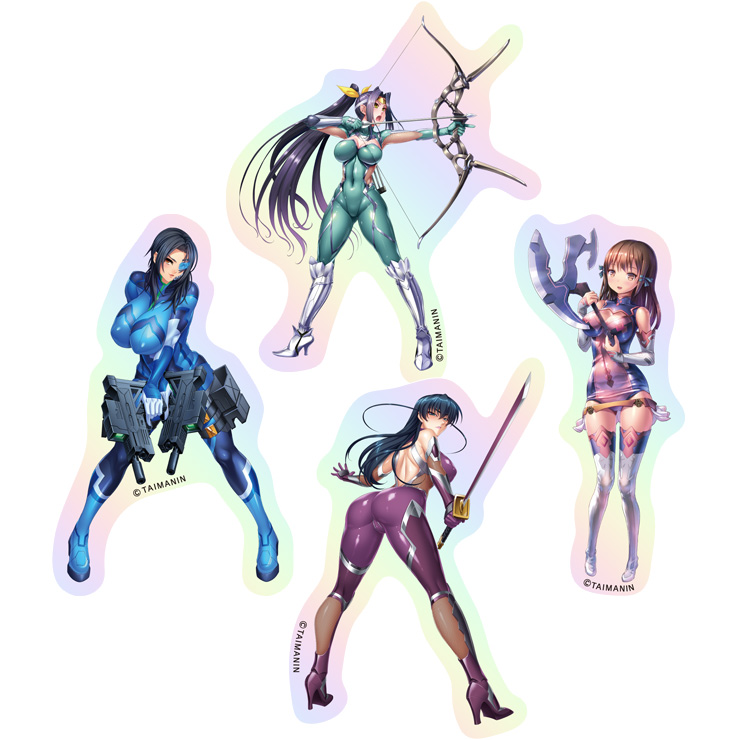 対魔忍RPG プレミアムガチャユニットステッカー vol.02(4種セット)