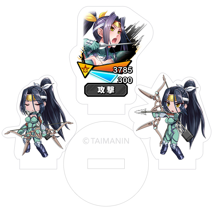 対魔忍RPG バトル画面セットキャラクターセット ver.弓走颯