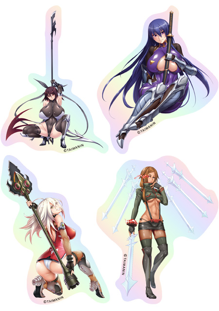 対魔忍RPG プレミアムガチャユニットステッカー vol.03(4種セット)