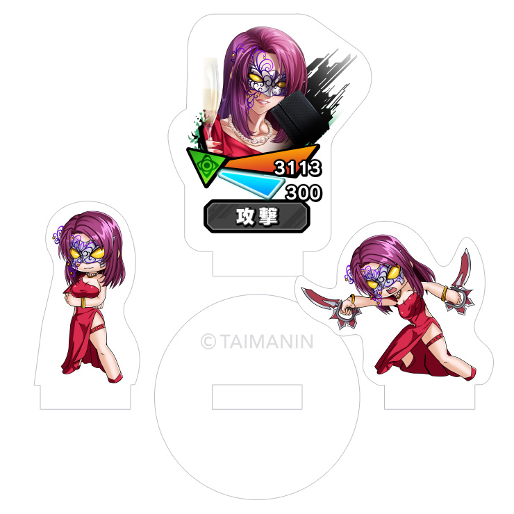 対魔忍RPG バトル画面セットキャラクターセット ver.【パーティ】仮面の対魔忍