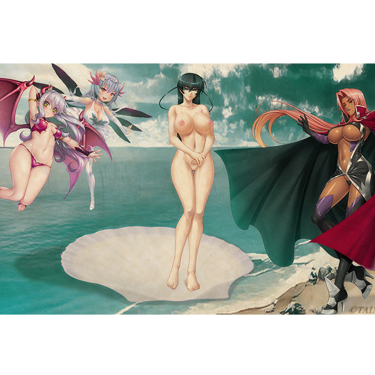 女神降臨 対魔忍ヴィーナス 絵画風ビッグバスタオル