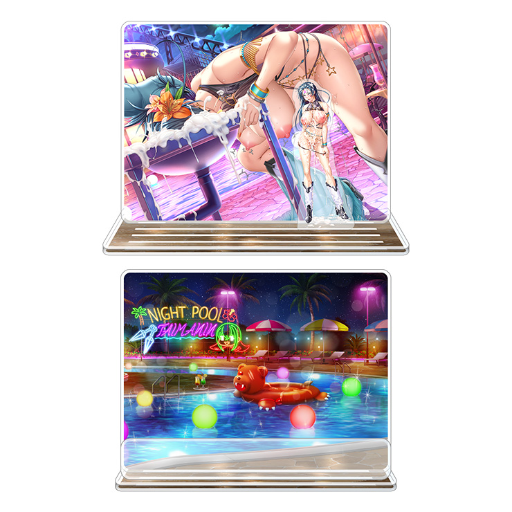 対魔忍RPGX ピックアップアクリルジオラマ ver.【ミッドナイトプール】井河アサギ