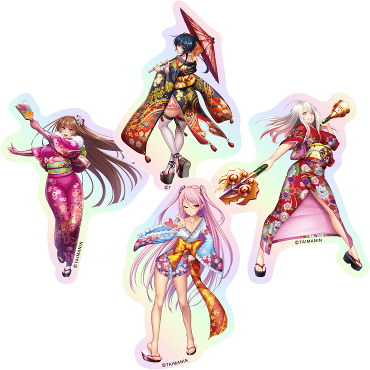 対魔忍RPG プレミアムガチャユニットステッカー vol.07(4種セット)