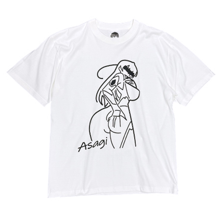 対魔忍井河アサギ サイン風アートTシャツ