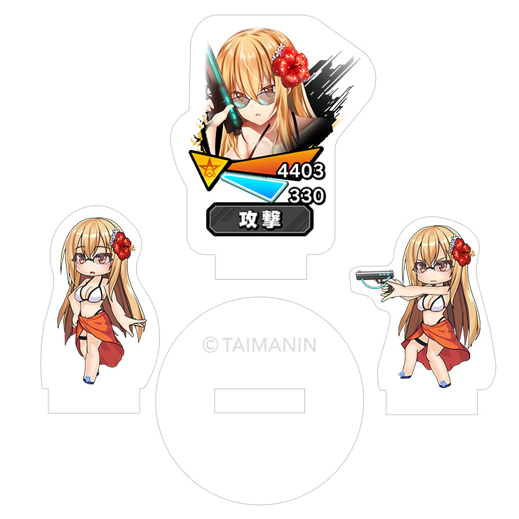 対魔忍RPG バトル画面セットキャラクターセット ver.【ビーチの優等生】磯咲伊紀