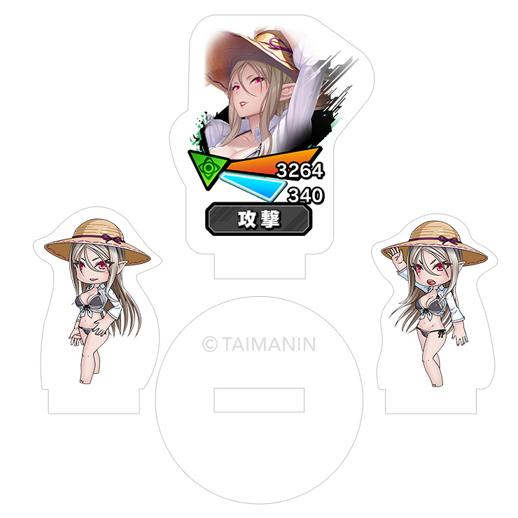 対魔忍RPG バトル画面セットキャラクターセット ver.【賢者のバカンス】シュヴァリエ