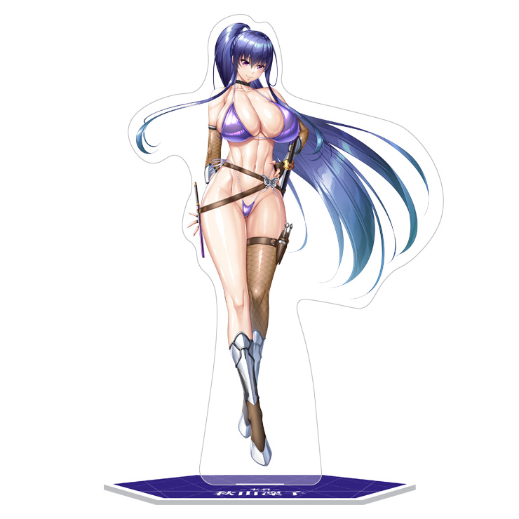 対魔忍RPG レンチキュラー3Dビッグアクリルスタンド 【水着】秋山凜子
