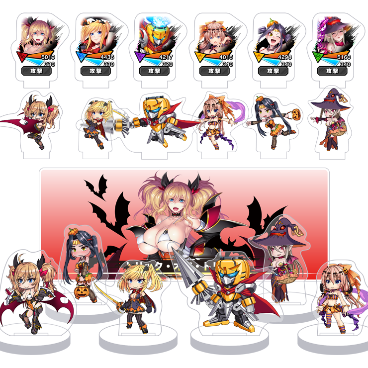 対魔忍RPG バトル画面セットキャラクタープレミアムセット vol.09 (全6種セット＋奥義演出カットインパーツ付属)