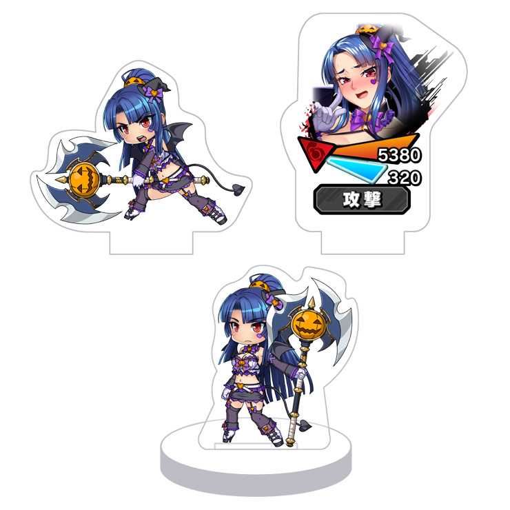 対魔忍RPG バトル画面セットキャラクターセット ver.【パープルデビル】八津紫