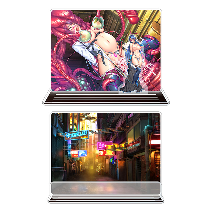 対魔忍RPGX ピックアップアクリルジオラマ ver.【未来彷徨】ZERO紫