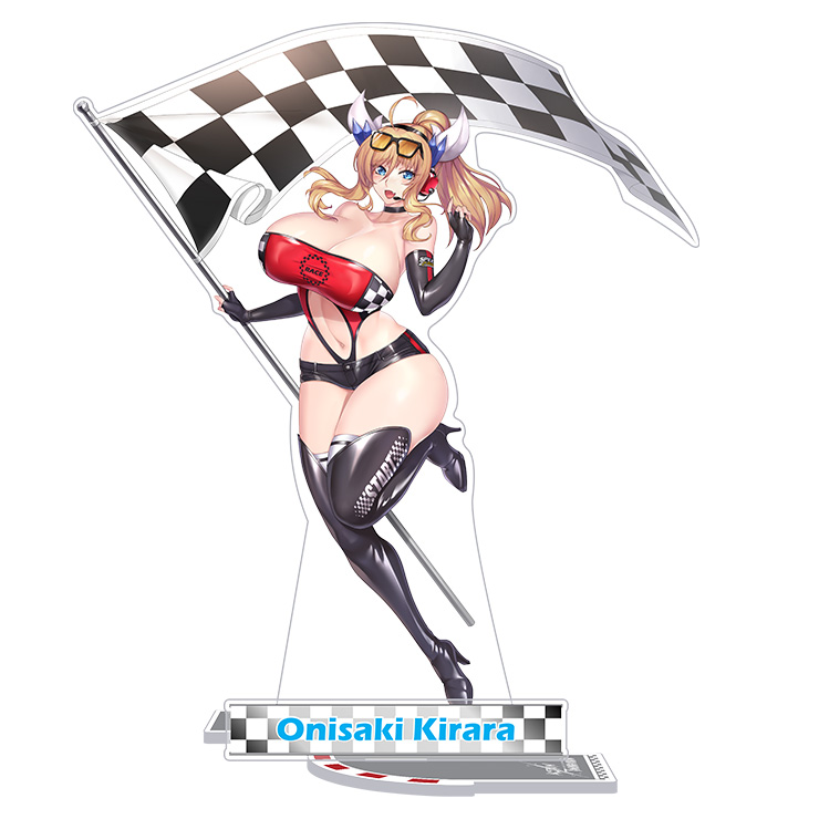 アクション対魔忍【ACTION TAIMANIN】 レースクイーンコスチュームアクリルスタンド 鬼崎きらら