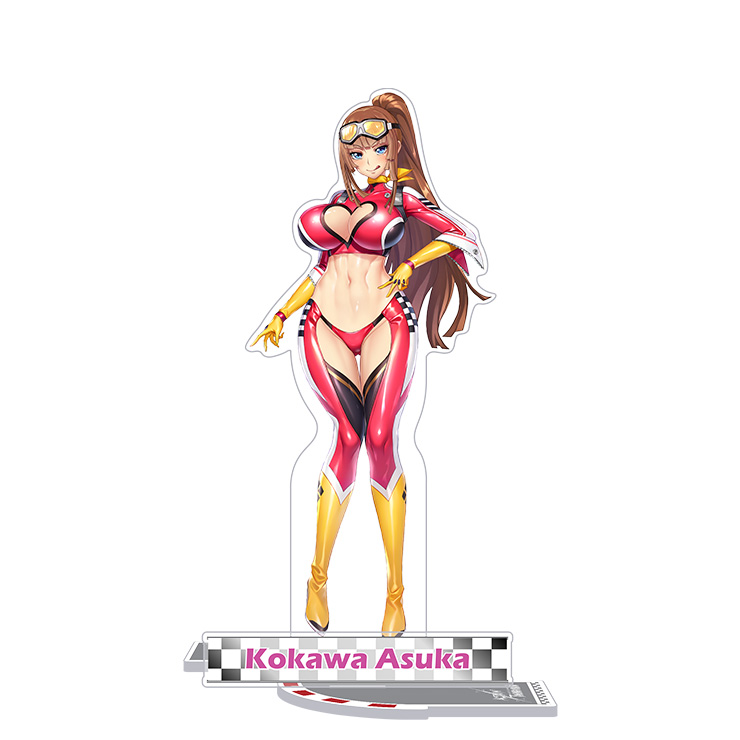 アクション対魔忍【ACTION TAIMANIN】 レースクイーンコスチュームアクリルスタンド 甲河アスカ