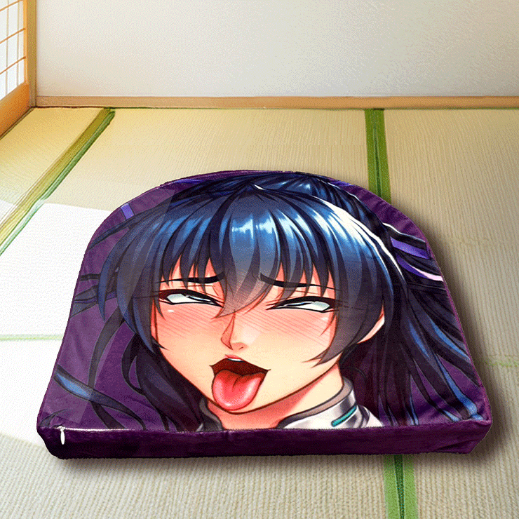 対魔忍 井河アサギ 「私を尻に敷いてください。あ、アヘぇぇ」リバーシブル座布団