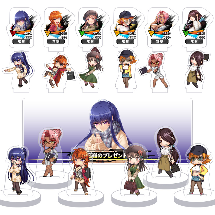 対魔忍RPG バトル画面セットキャラクタープレミアムセット vol.14(全6種セット＋奥義演出カットインパーツ付属)