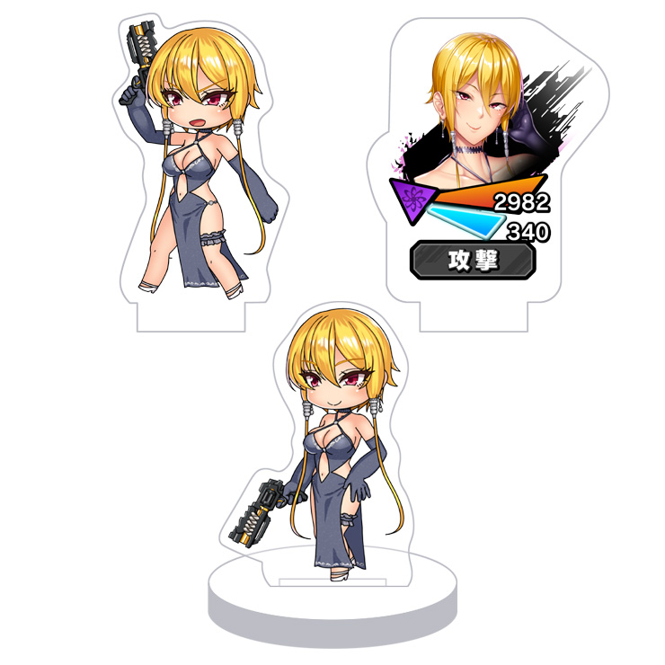 対魔忍RPG バトル画面セットキャラクターセット ver.【弾丸舞踏】アンリード・ボニー