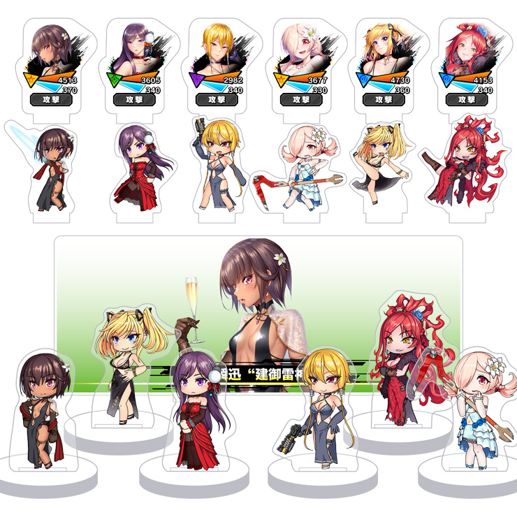 対魔忍RPG バトル画面セットキャラクタープレミアムセット vol.15 (全6種セット＋奥義演出カットインパーツ付属)