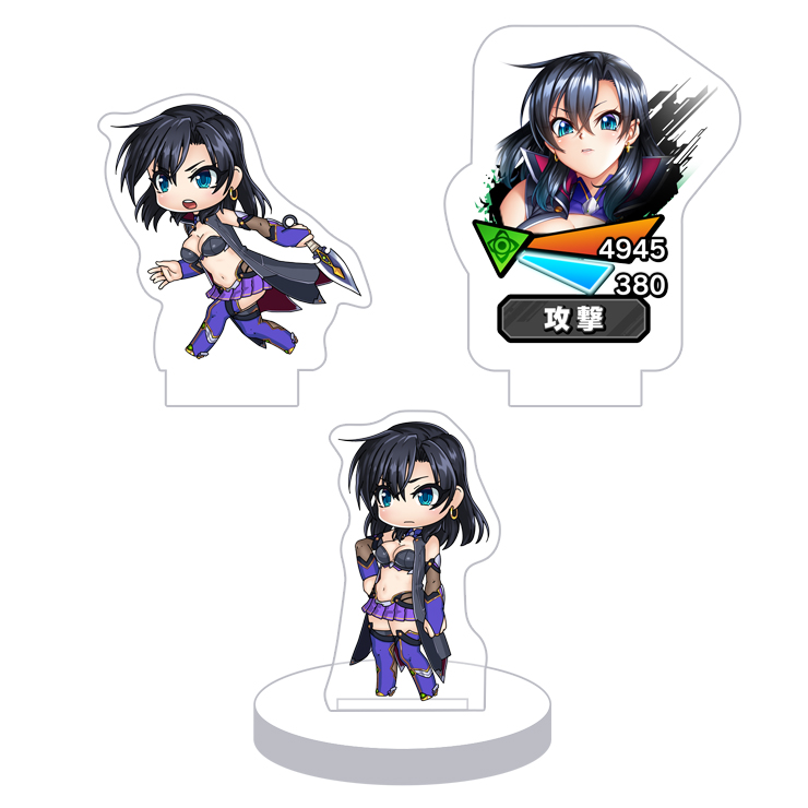 対魔忍RPG バトル画面セットキャラクターセット ver.若い時子