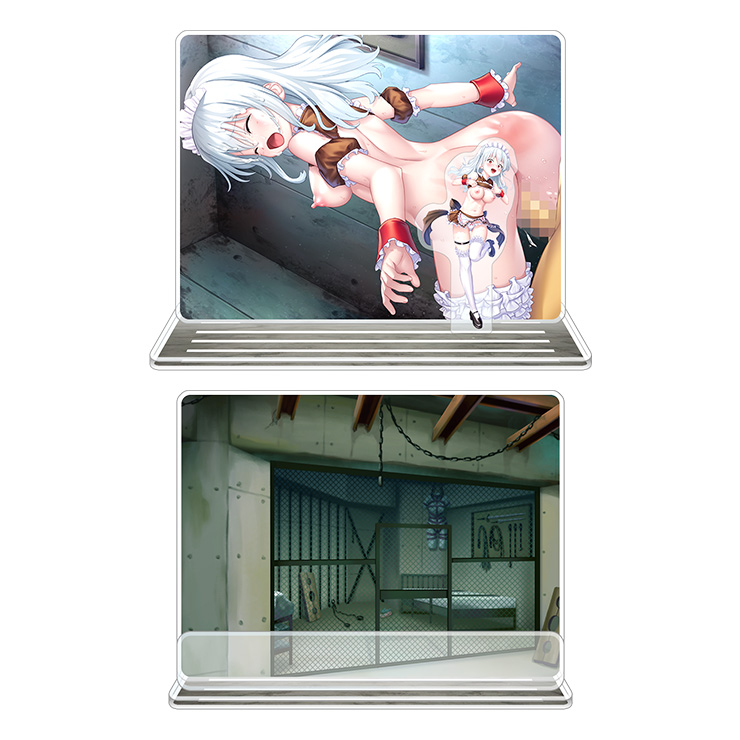 対魔忍RPGX ピックアップアクリルジオラマ ver.【残酷！チョコ地獄】釘光クロエ