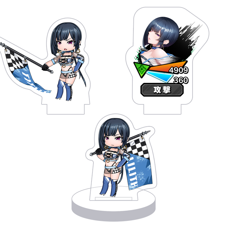 対魔忍RPG バトル画面セットキャラクターセット ver.龍前トモコ