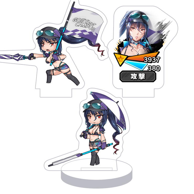 対魔忍RPG バトル画面セットキャラクターセット ver.【レースクイーン】上原燐