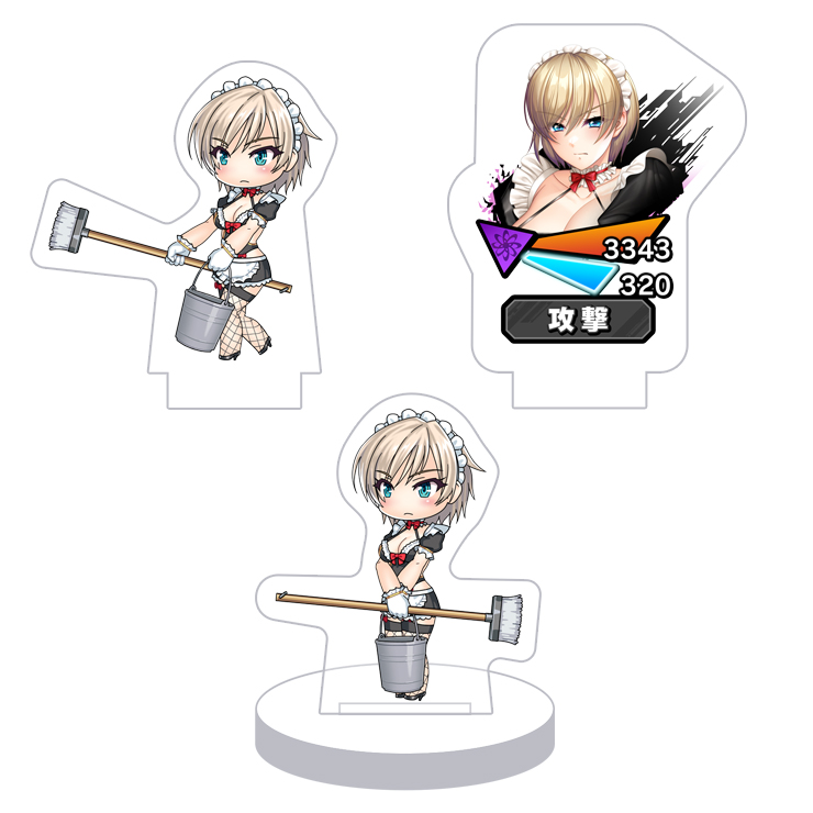 対魔忍RPG バトル画面セットキャラクターセット ver. 【ミストレスメイド】レティシア