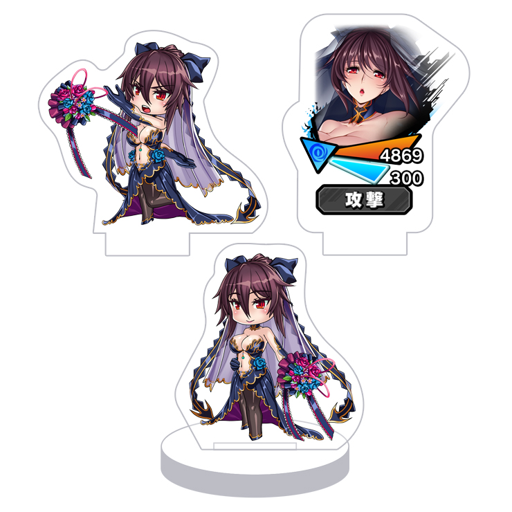 対魔忍RPG バトル画面セットキャラクターセット ver. 【幻影の花嫁】水城不知火