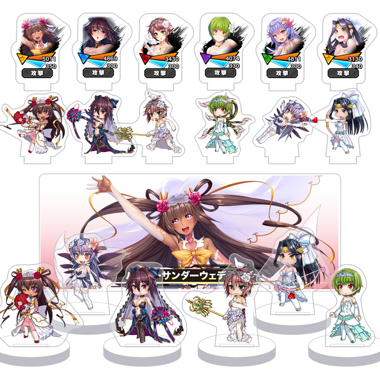 対魔忍RPG バトル画面セットキャラクタープレミアムセット vol.25 (全6種セット＋奥義演出カットインパーツ付属)