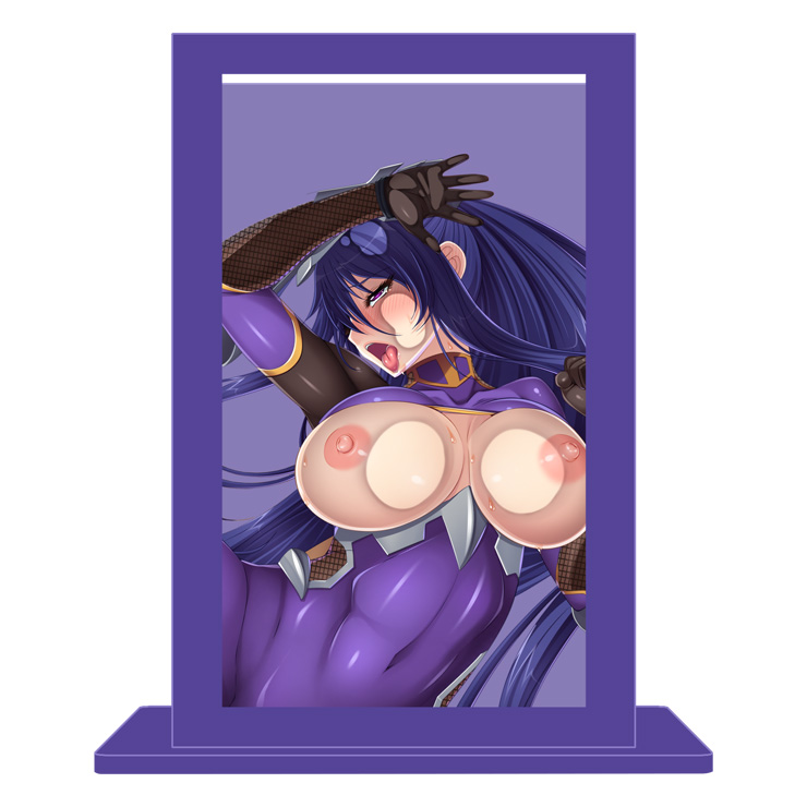 対魔忍RPGX 秋山凜子 密着アクリルペンスタンド～や、やめろ！胸が押し潰されりゅ〜