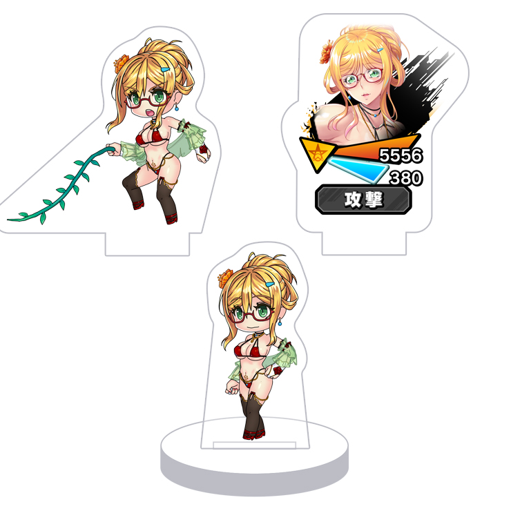 対魔忍RPG バトル画面セットキャラクターセット ver.【濡れし艶花】高坂静流