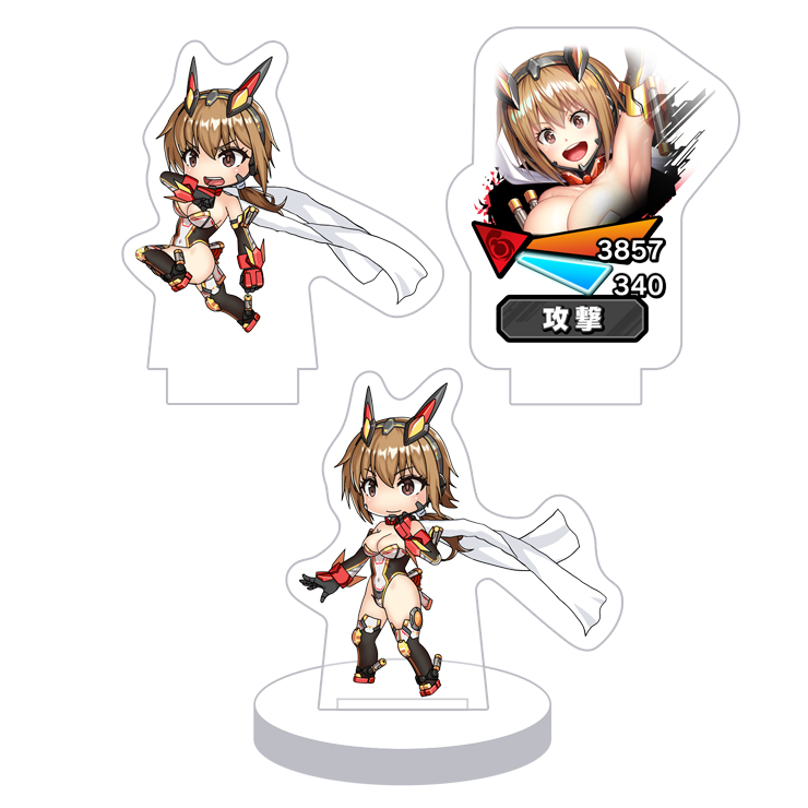 対魔忍RPG バトル画面セットキャラクターセット ver. 【ラビットフォーム】詩嶋麦